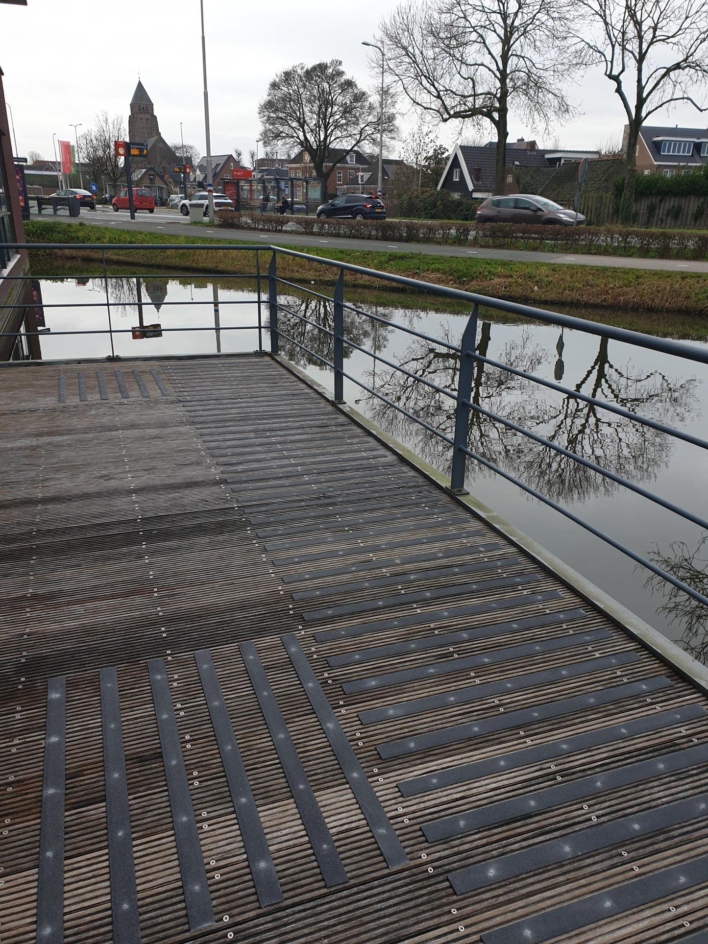 Vlonder antislip strook