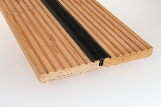 Vlonder afdichtprofiel - groef 6-23 mm - per meter op rol