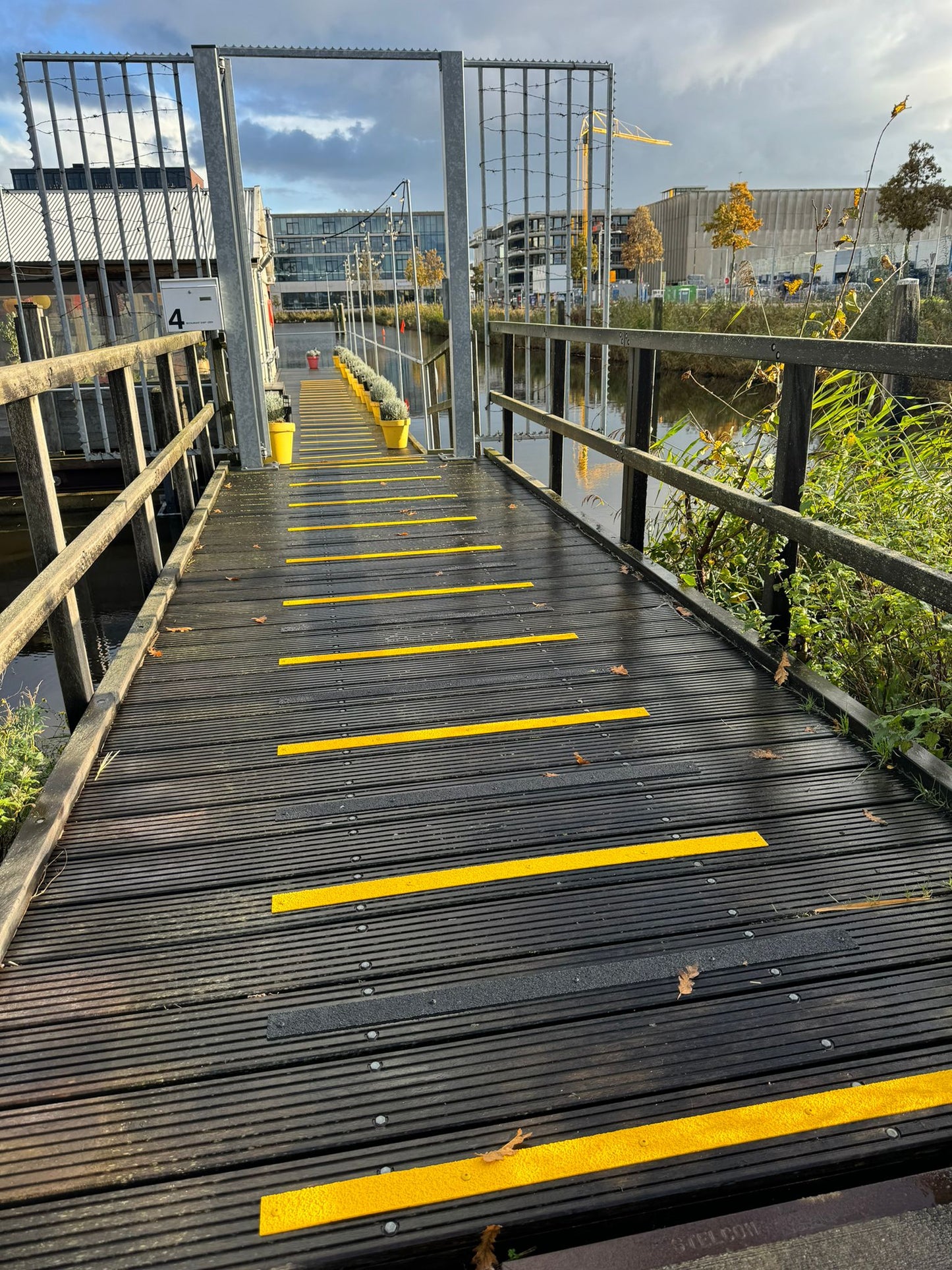 Vlonder antislip strook